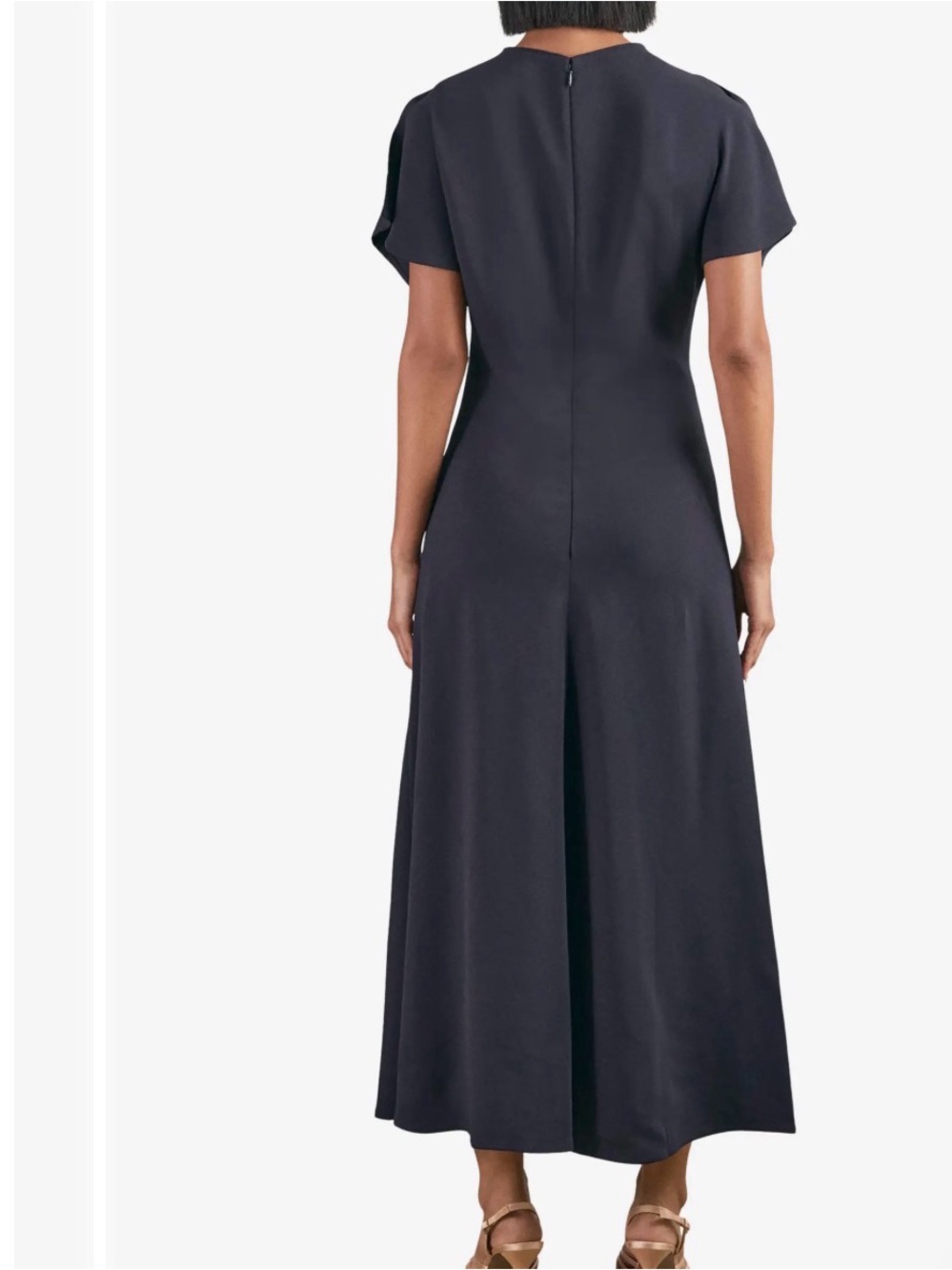 Reiss Rowe Dolman Sleeve Jersey Midi Dress - Picture 2 of 10